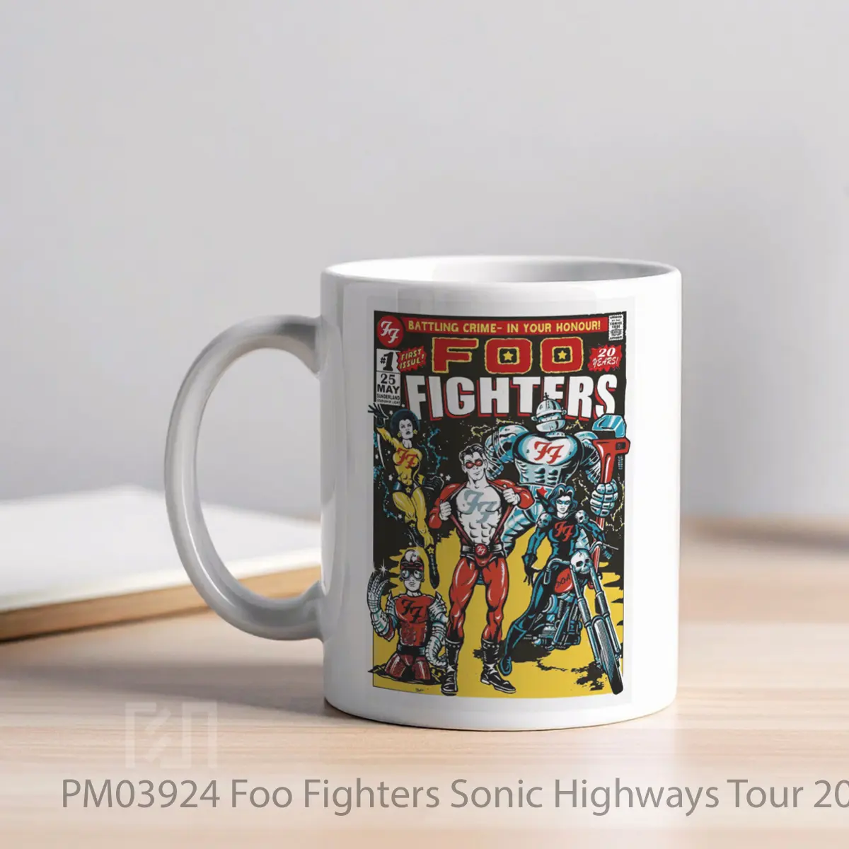 Mug Foo Fighters Sonic Highways Tour 2015 Stadium Of Light MPM03924 - All-side / Desain