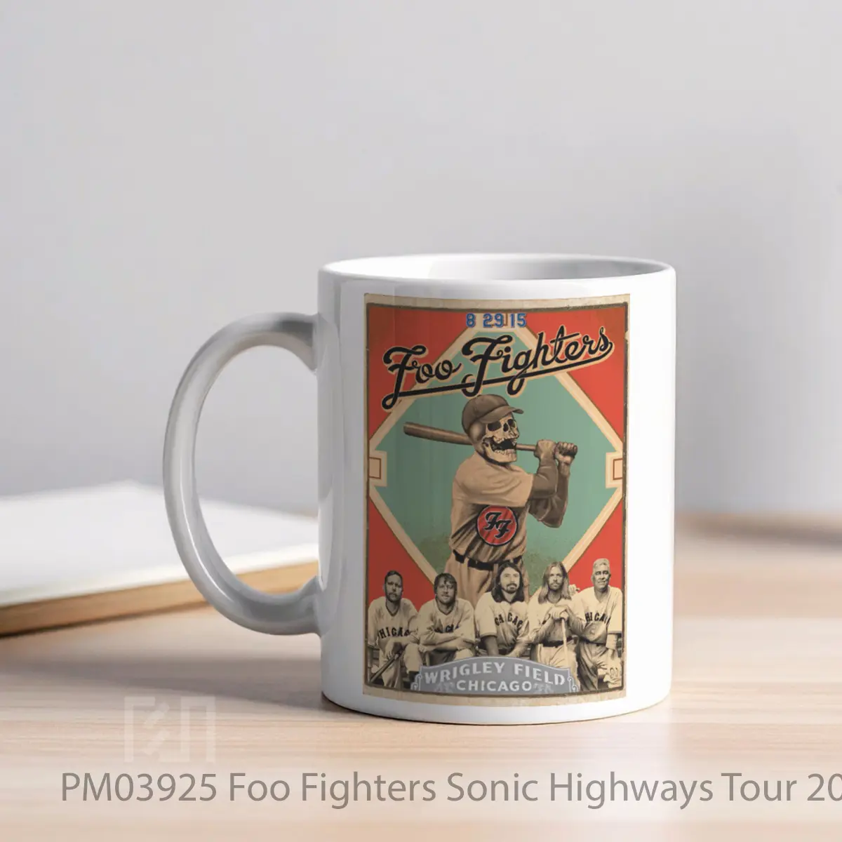 Mug Foo Fighters Sonic Highways Tour 2015 Wrigley Field MPM03925 - All-side / Desain