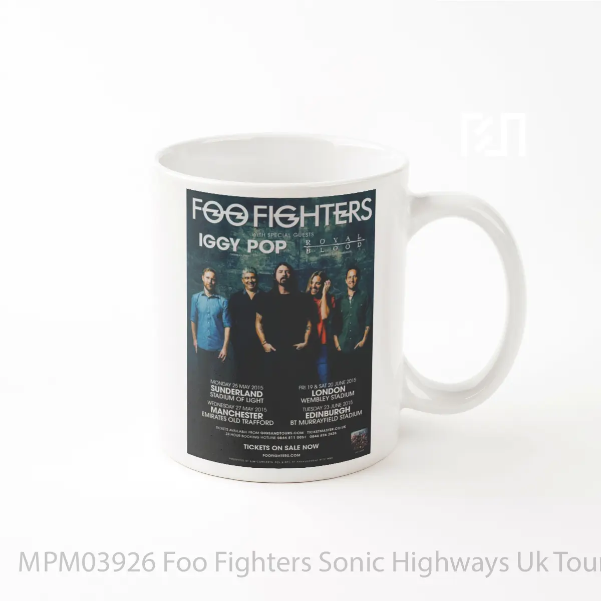 Mug Foo Fighters Sonic Highways Uk Tour 2015 MPM03926