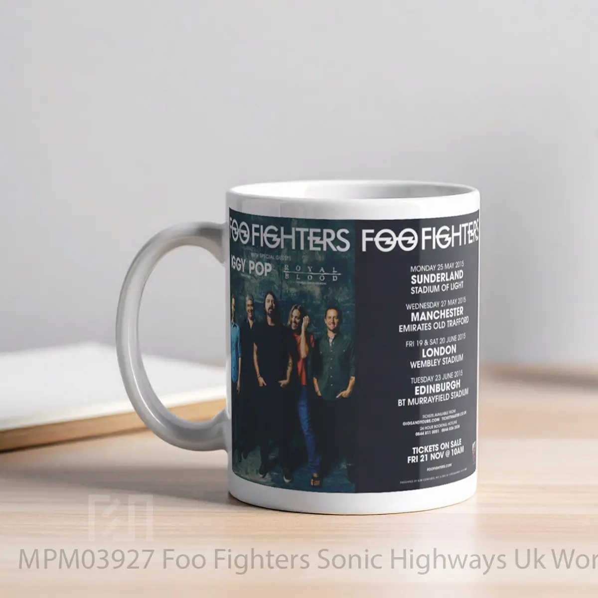Mug Foo Fighters Sonic Highways Uk World Tour 2015 MPM03927 - All-side / Desain