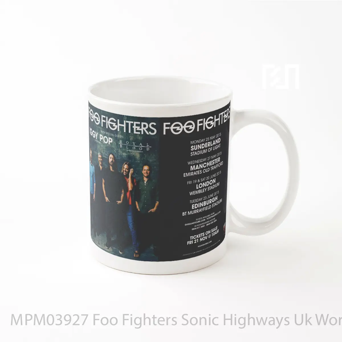 Mug Foo Fighters Sonic Highways Uk World Tour 2015 MPM03927