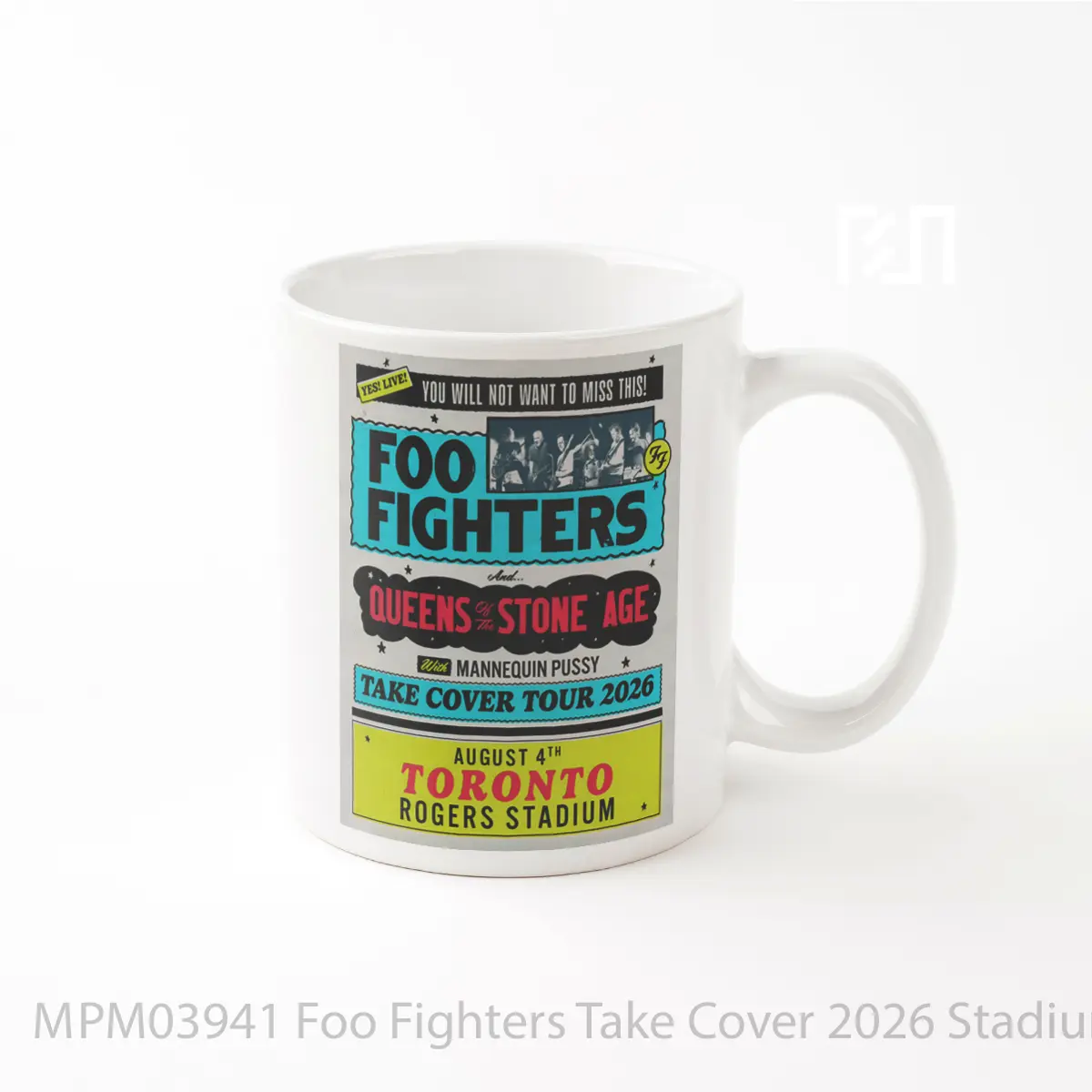 Mug Foo Fighters Take Cover 2026 Stadium Tour Toronto Alt MPM03941