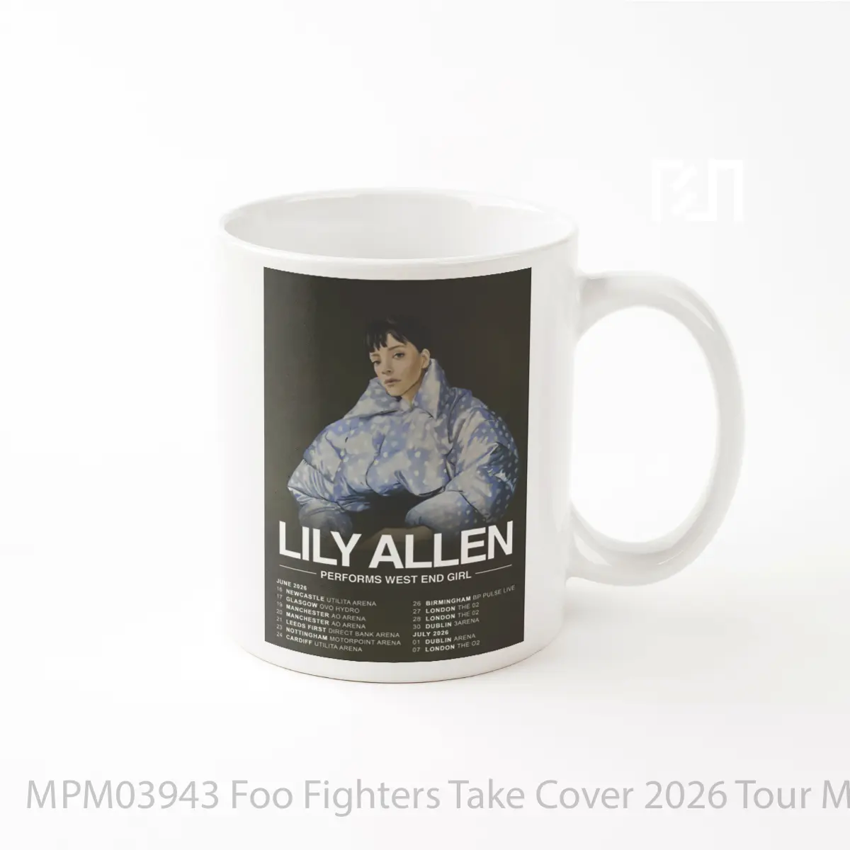 Mug Foo Fighters Take Cover 2026 Tour Milan MPM03943
