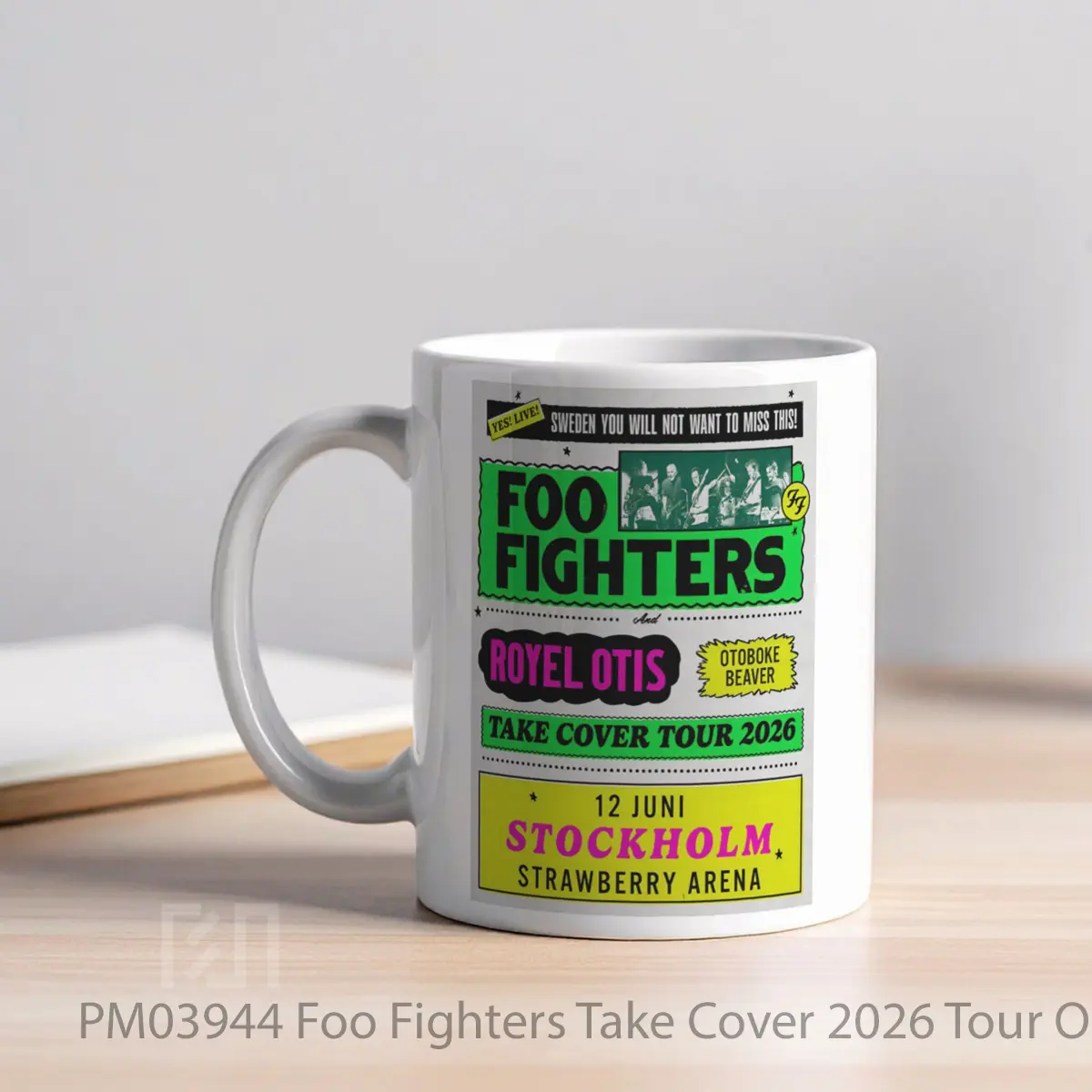 Mug Foo Fighters Take Cover 2026 Tour Oslo MPM03944 - All-side / Desain