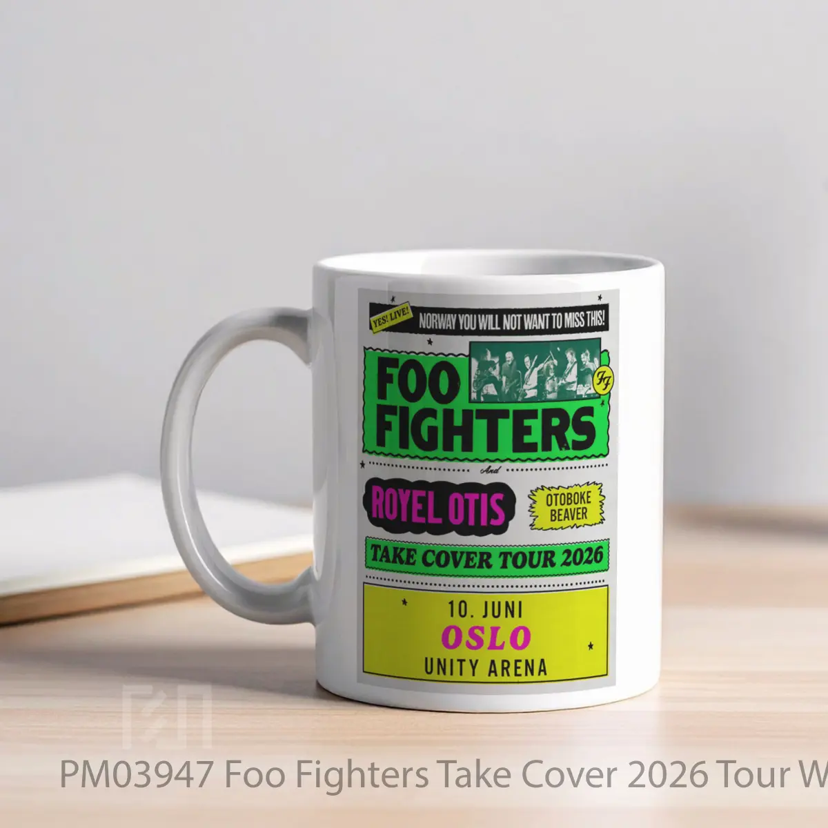 Mug Foo Fighters Take Cover 2026 Tour Warsaw MPM03947 - All-side / Desain