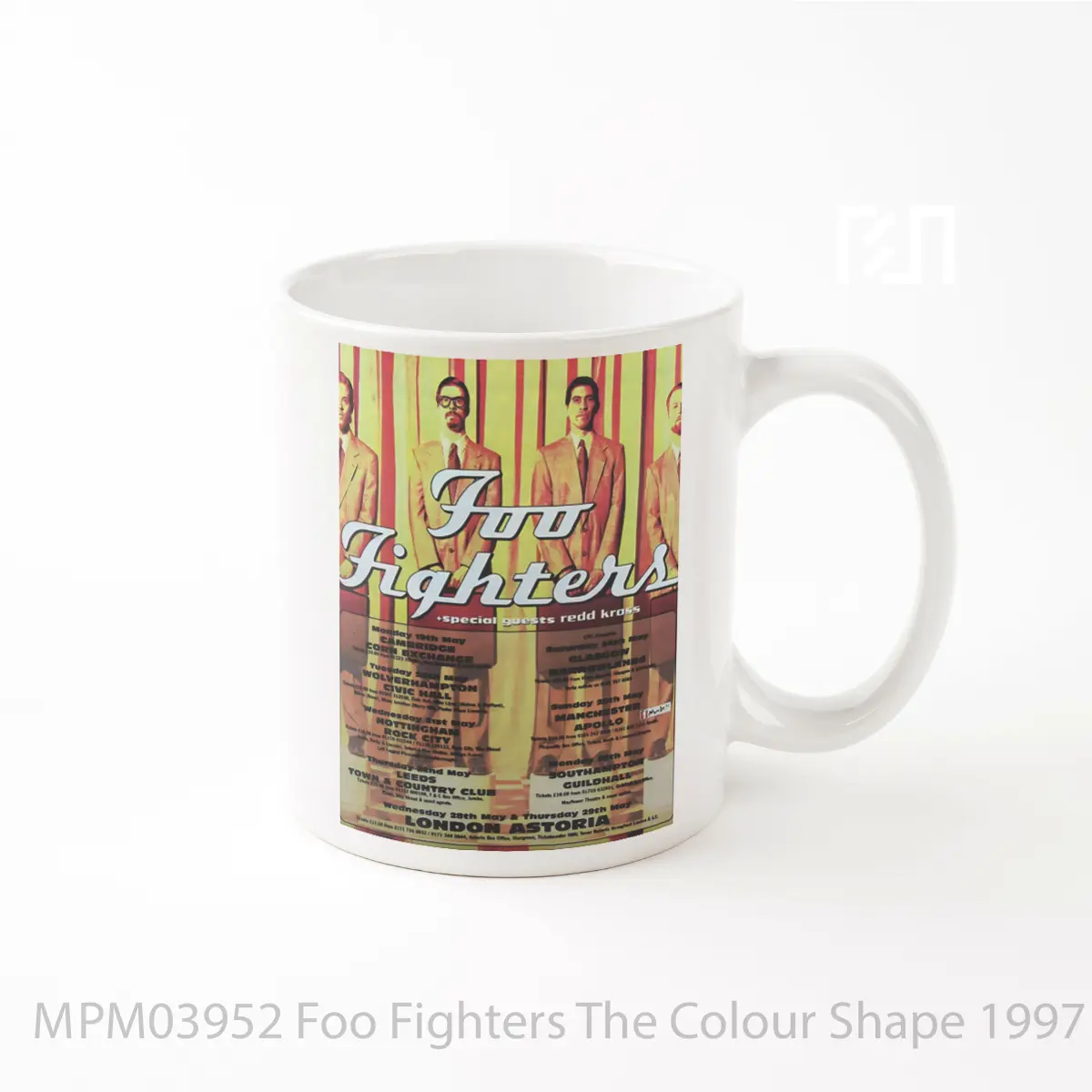 Mug Foo Fighters The Colour Shape 1997 Uk Tour Poste MPM03952