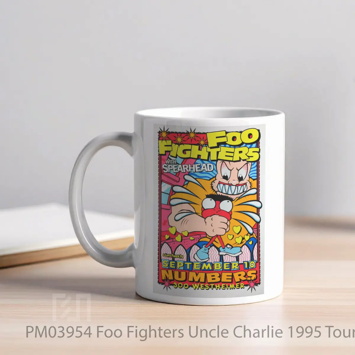 Mug Foo Fighters Uncle Charlie 1995 Tour MPM03954 - All-side / Desain