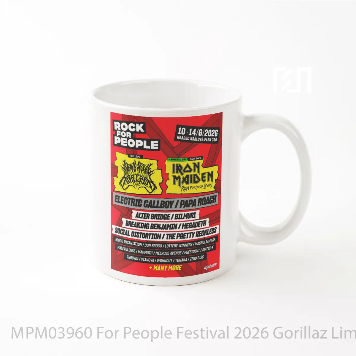 Mug For People Festival 2026 Gorillaz Limp Bizkit Bring Me The Horizon MPM03960