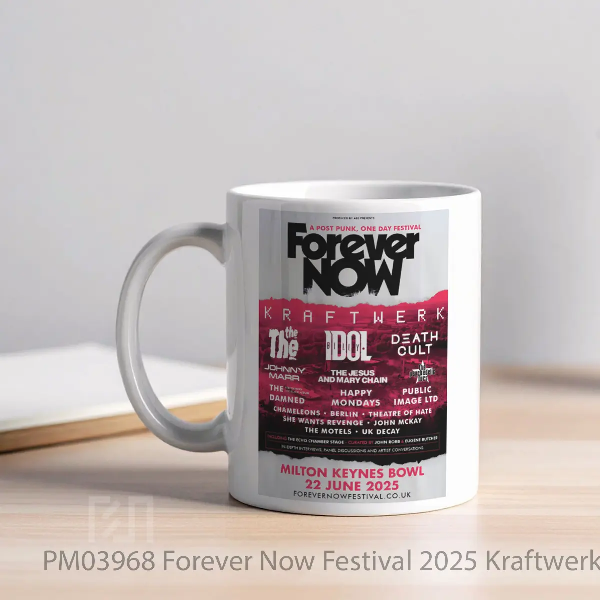 Mug Forever Now Festival 2025 Kraftwerk The The Blur MPM03968 - All-side / Desain