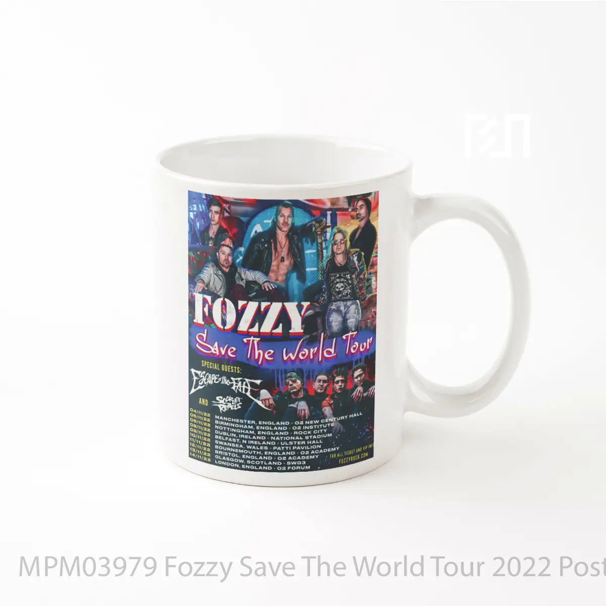 Mug Fozzy Save The World Tour 2022 MPM03979