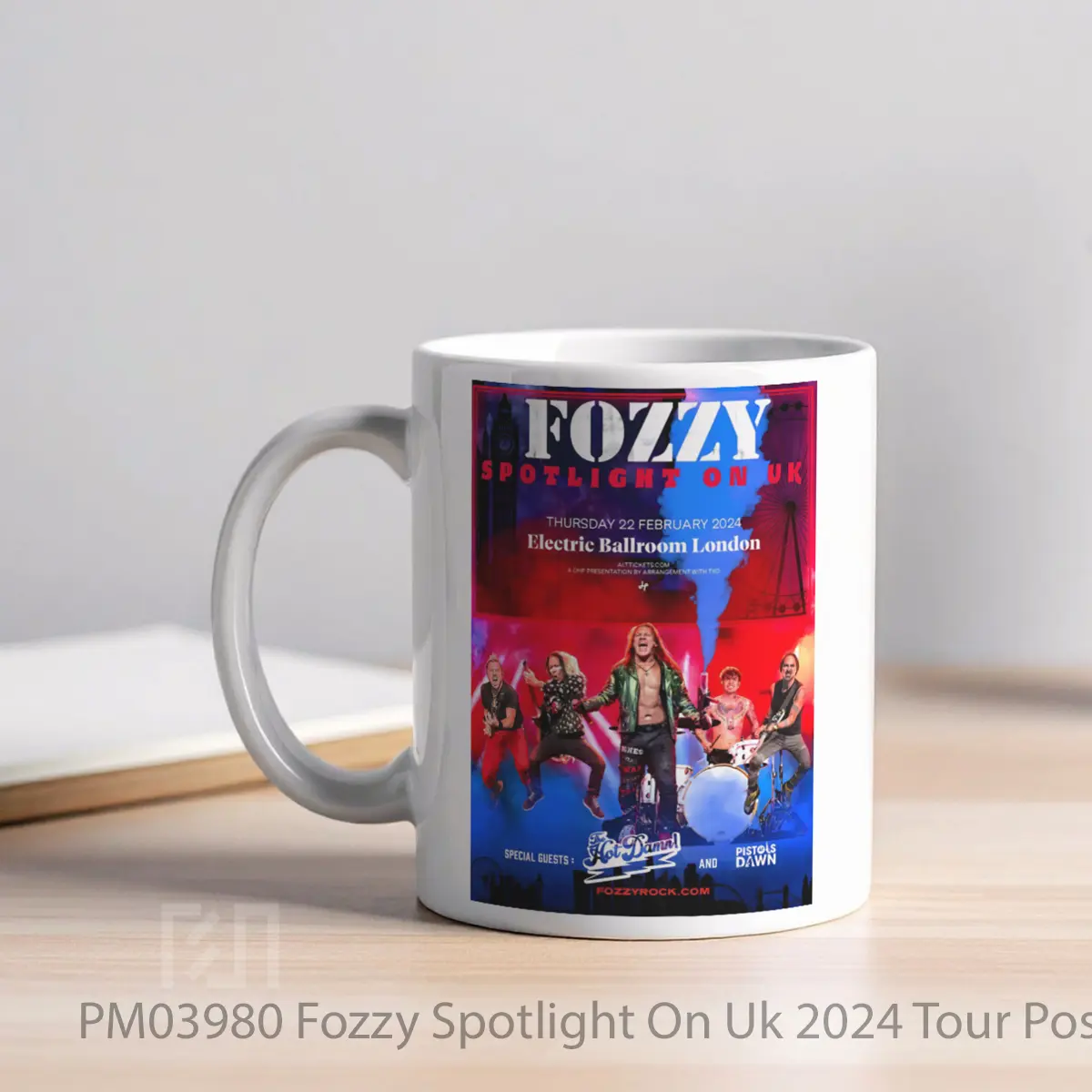 Mug Fozzy Spotlight On Uk 2024 Tour MPM03980 - All-side / Desain