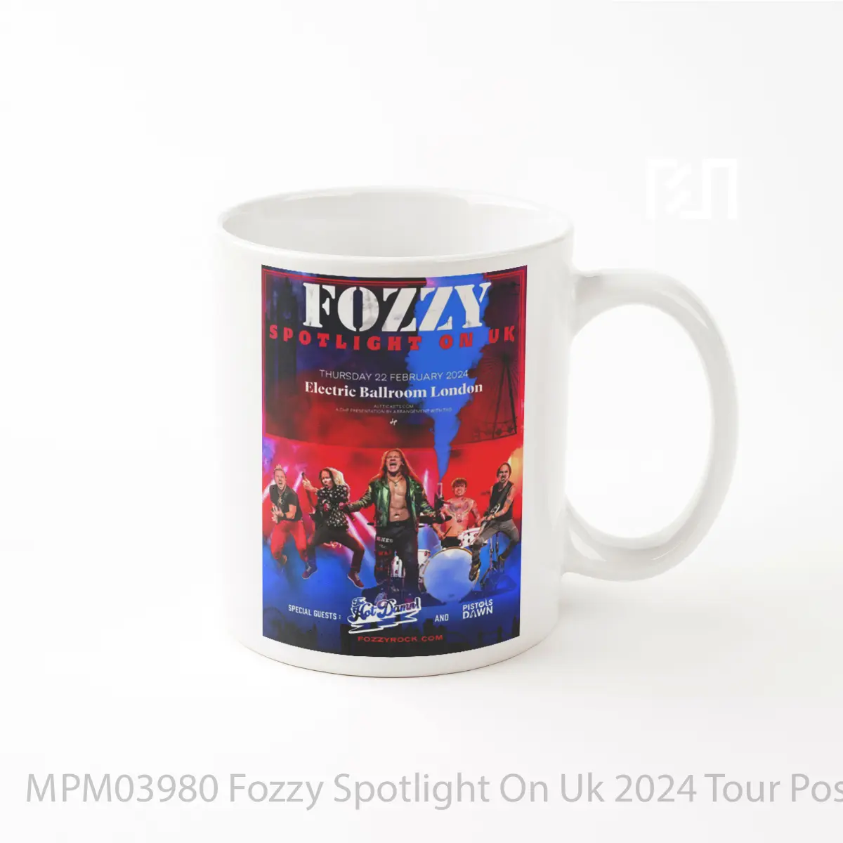Mug Fozzy Spotlight On Uk 2024 Tour MPM03980