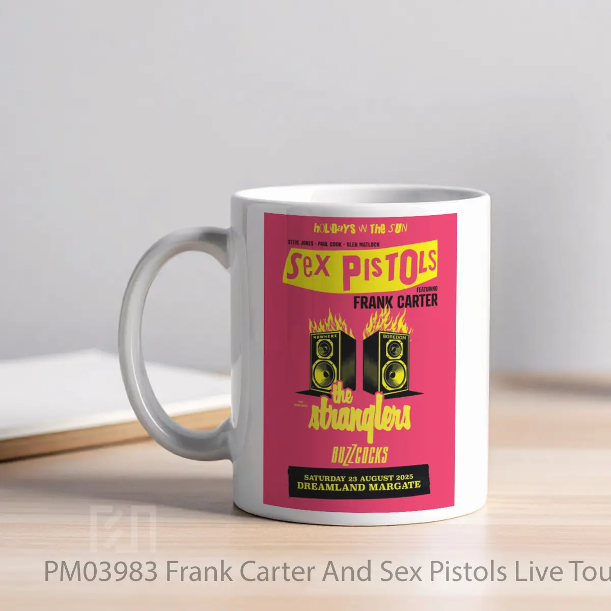 Mug Frank Carter And Sex Pistols Live Tour Dreamland 2025 MPM03983 - All-side / Desain