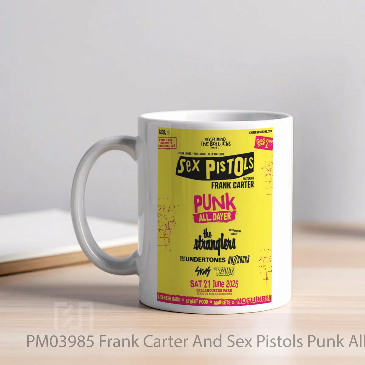 Mug Frank Carter And Sex Pistols Punk All Dayer Tour 2025 MPM03985 - All-side / Desain