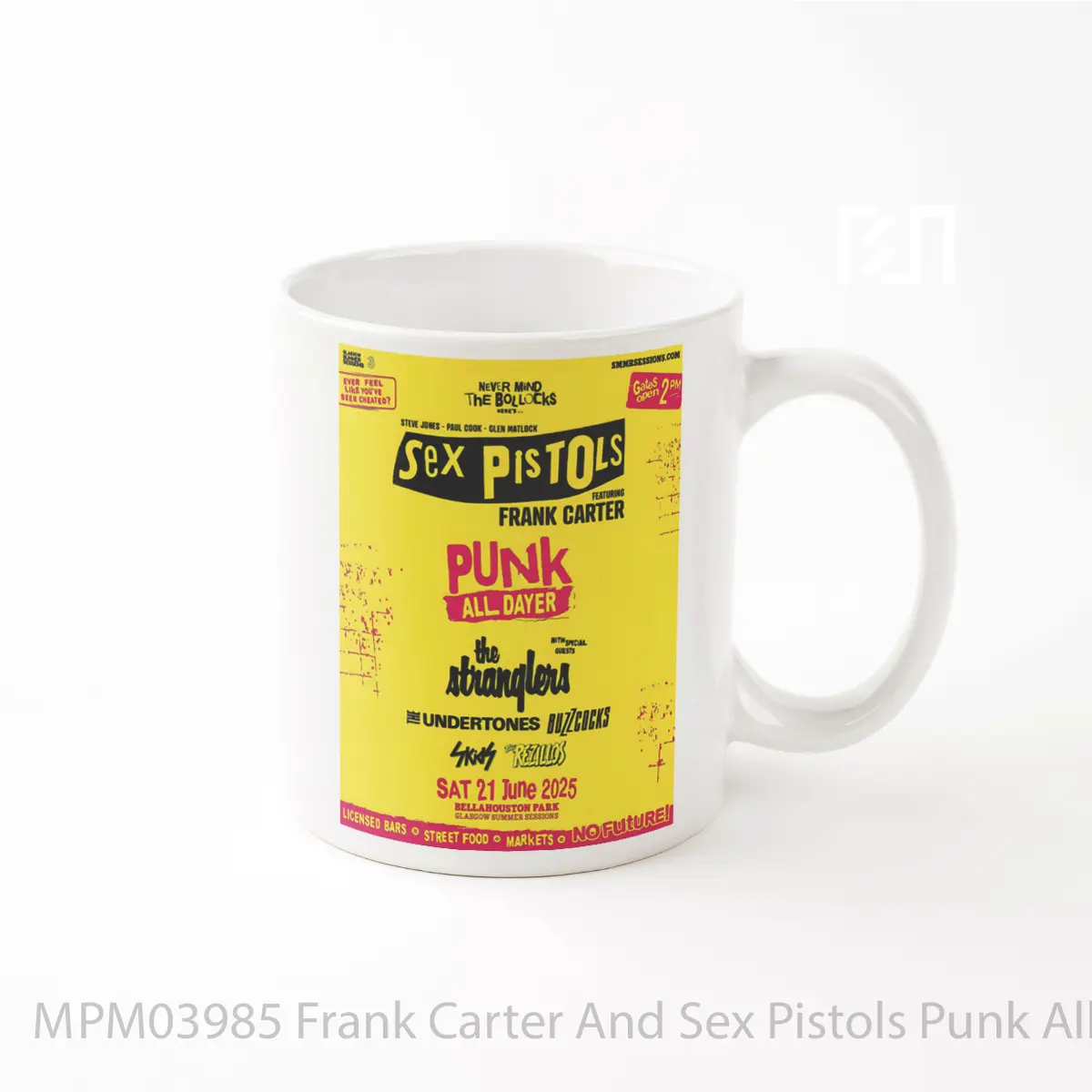 Mug Frank Carter And Sex Pistols Punk All Dayer Tour 2025 MPM03985