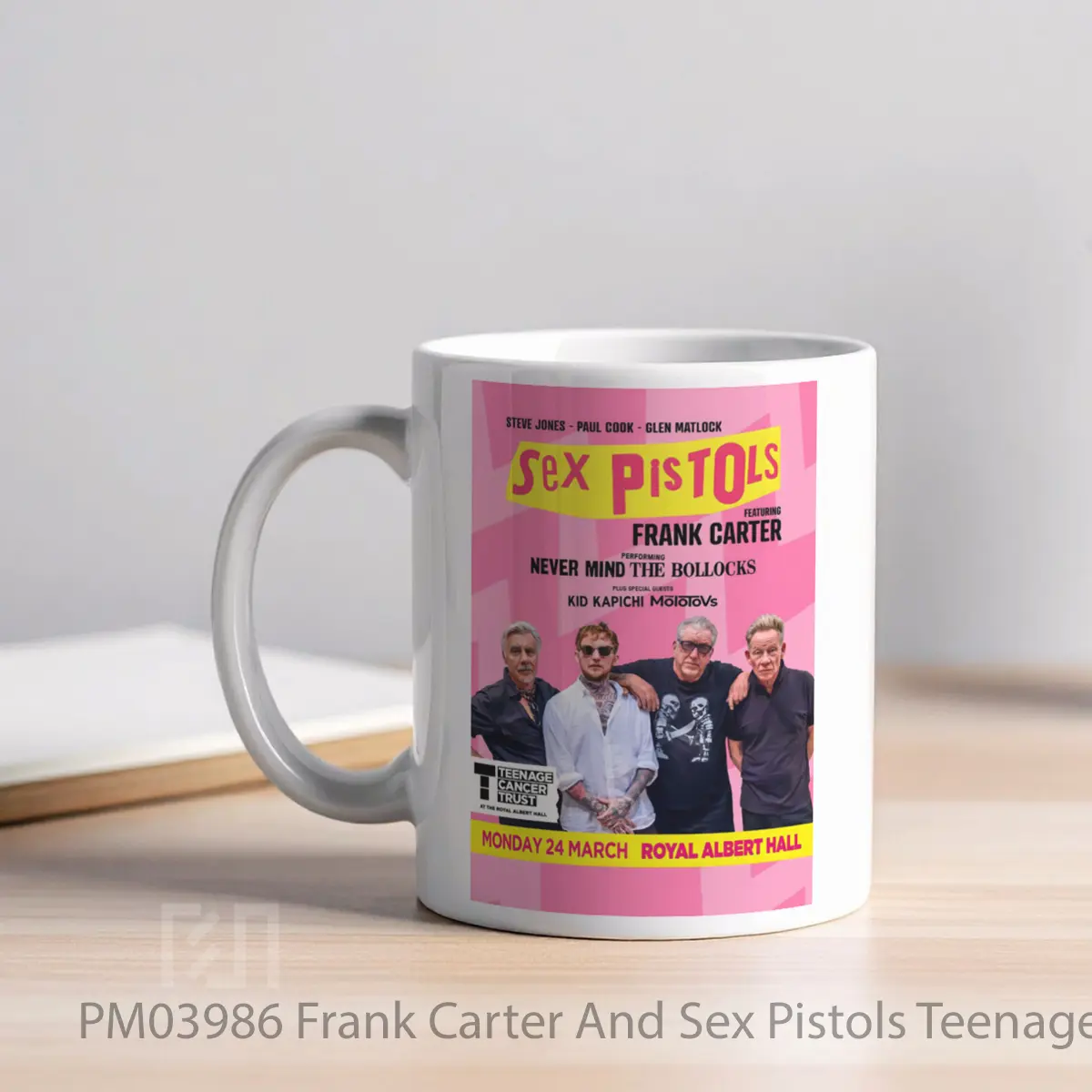 Mug Frank Carter And Sex Pistols Teenage Cancer Trust 2025 MPM03986 - All-side / Desain