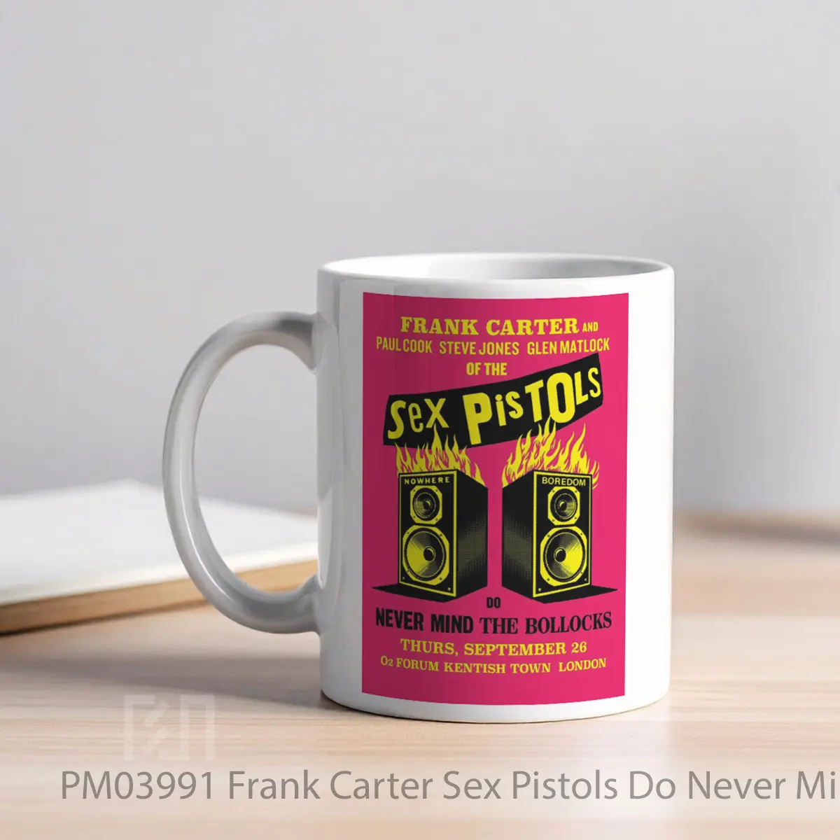 Mug Frank Carter Sex Pistols Do Never Mind The Bollo MPM03991 - All-side / Desain
