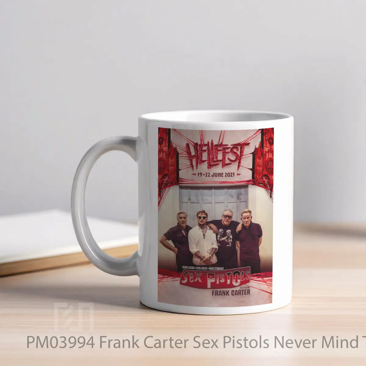 Mug Frank Carter Sex Pistols Never Mind The Bollocks Uk Tour Variant MPM03994 - All-side / Desain