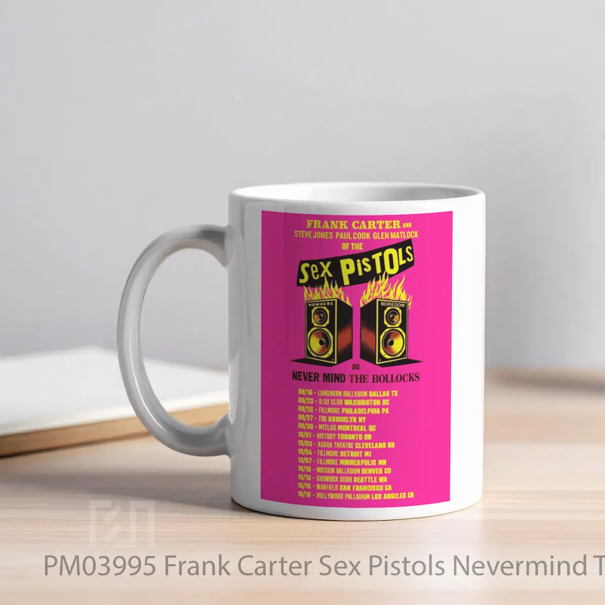 Mug Frank Carter Sex Pistols Nevermind The Bollocks 1 MPM03995 - All-side / Desain