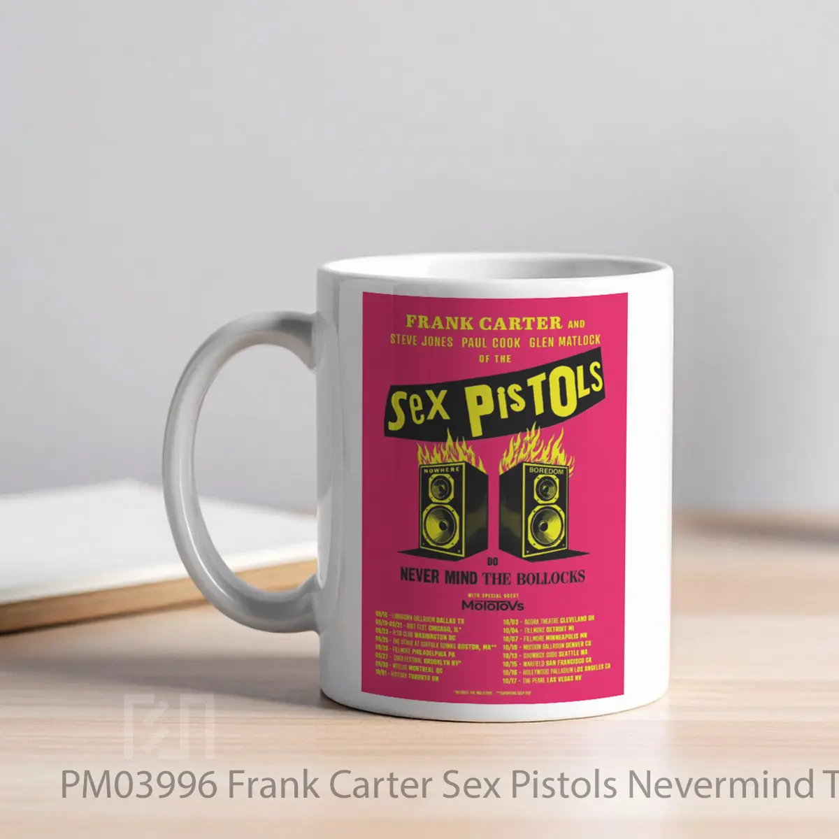 Mug Frank Carter Sex Pistols Nevermind The Bollocks MPM03996 - All-side / Desain