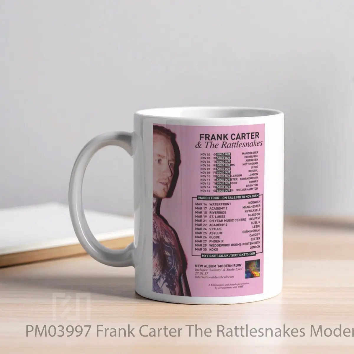 Mug Frank Carter The Rattlesnakes Modern Ruin 2016 2 MPM03997 - All-side / Desain