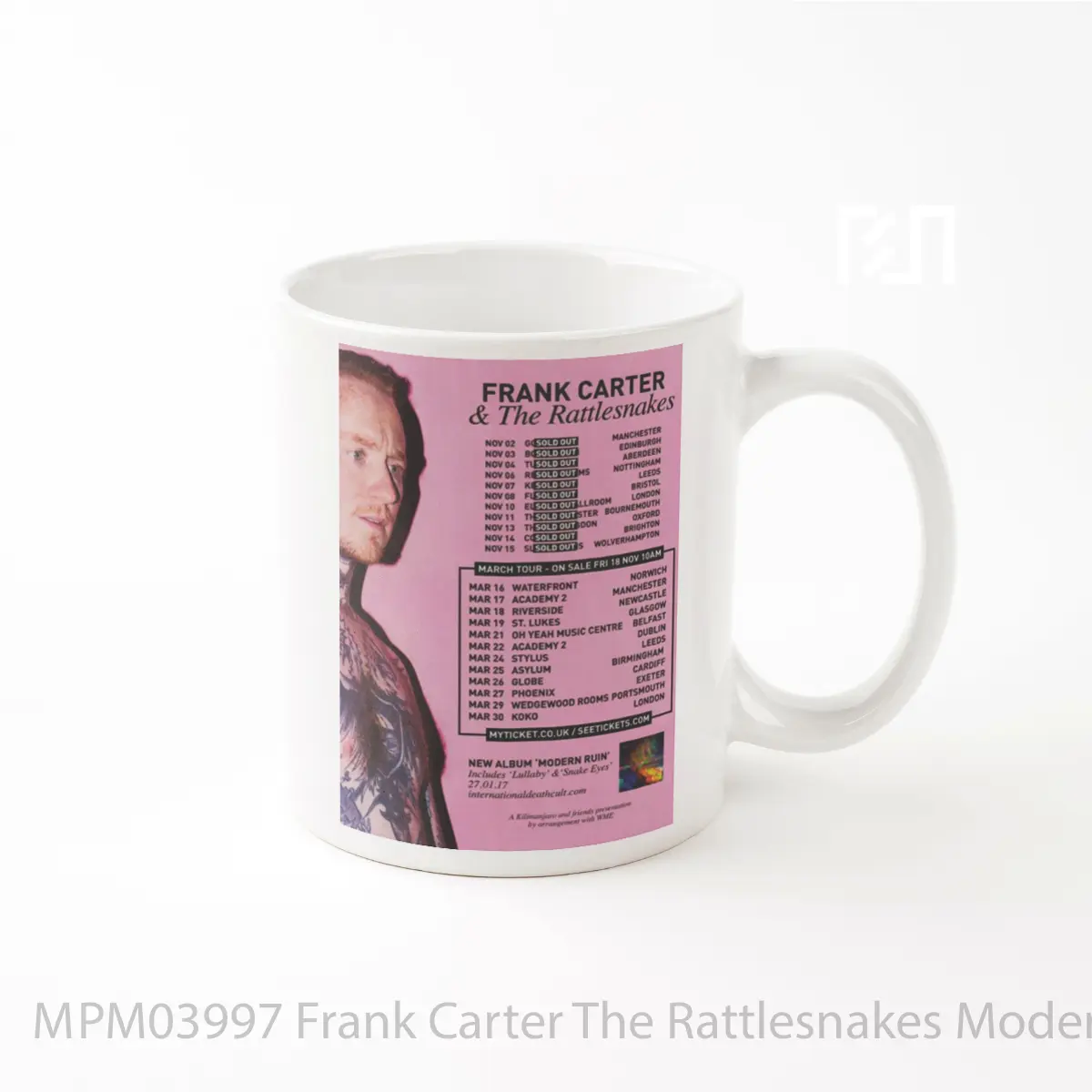 Mug Frank Carter The Rattlesnakes Modern Ruin 2016 2 MPM03997