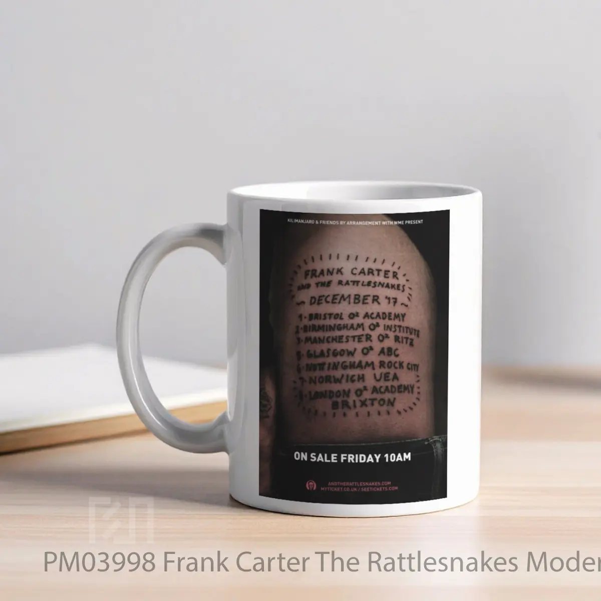 Mug Frank Carter The Rattlesnakes Modern Ruin 2017 U MPM03998 - All-side / Desain