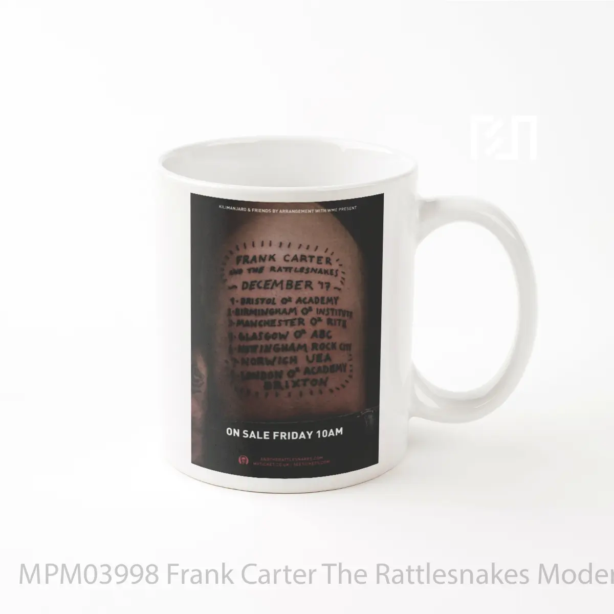 Mug Frank Carter The Rattlesnakes Modern Ruin 2017 U MPM03998