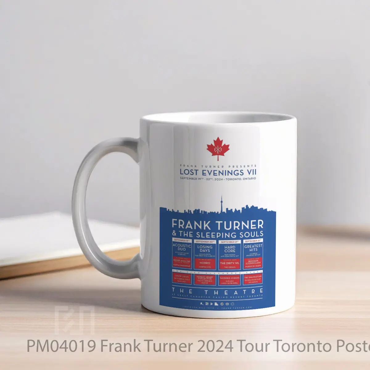 Mug Frank Turner 2024 Tour Toronto MPM04019 - All-side / Desain