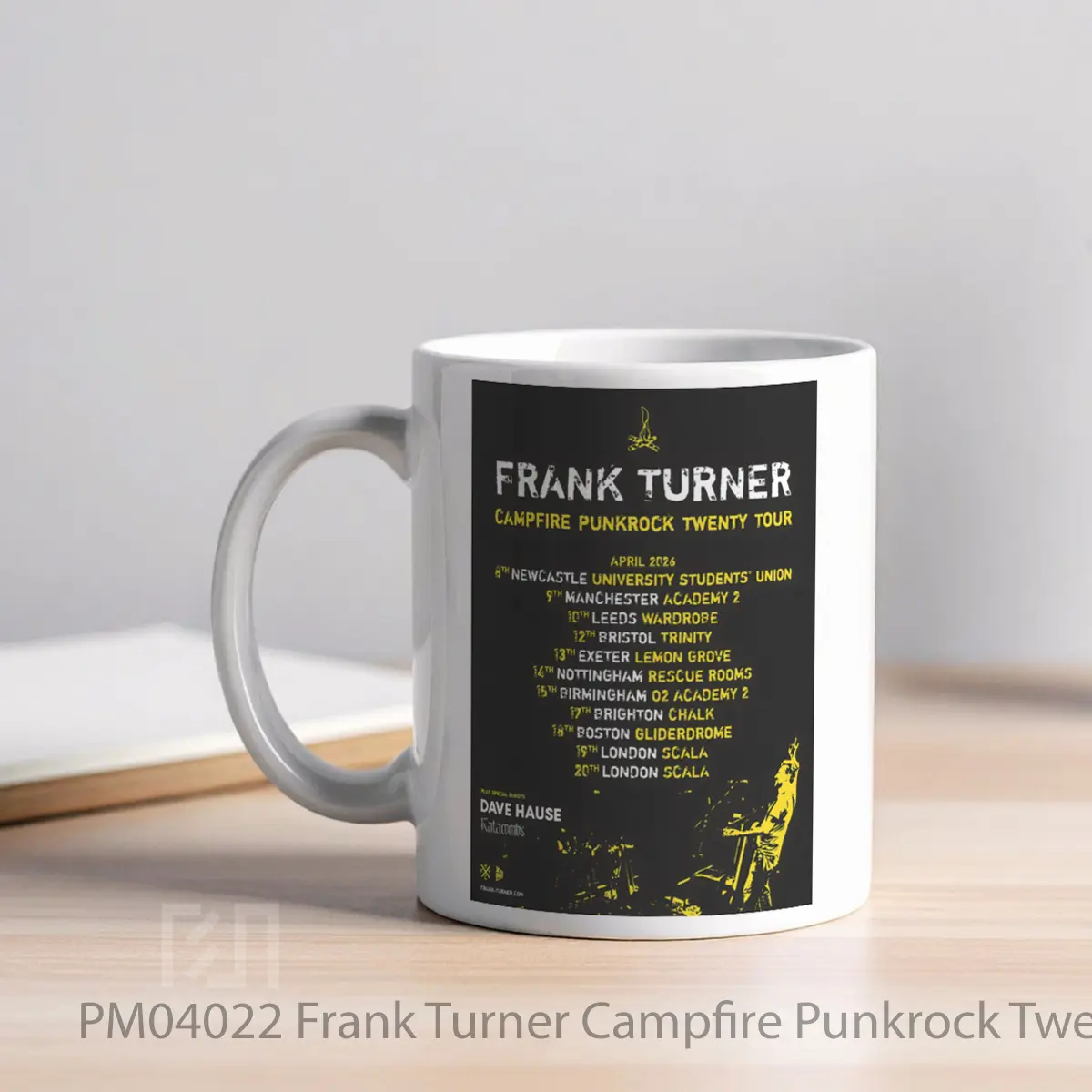 Mug Frank Turner Campfire Punkrock Twenty 2026 Uk Tour MPM04022 - All-side / Desain