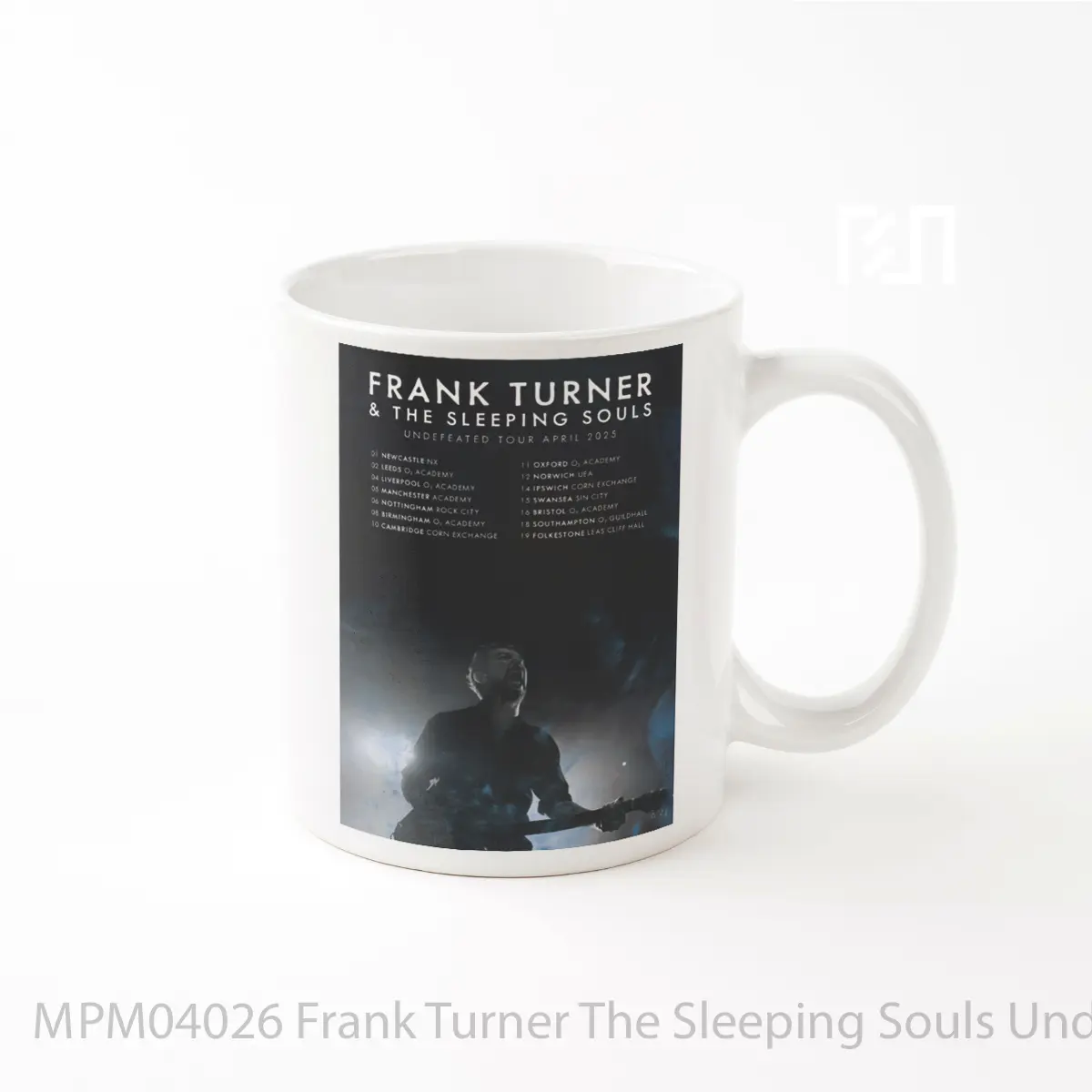 Mug Frank Turner The Sleeping Souls Undefeated Uk Tour 2025 MPM04026