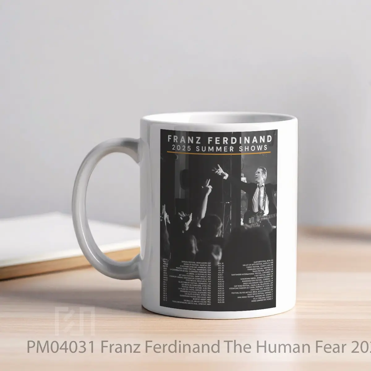Mug Franz Ferdinand The Human Fear 2025 Uk Europe Tour MPM04031 - All-side / Desain