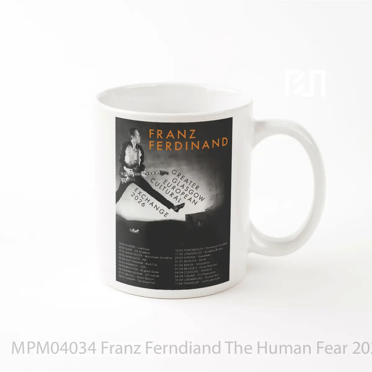 Mug Franz Ferndiand The Human Fear 2026 Uk Europe To MPM04034