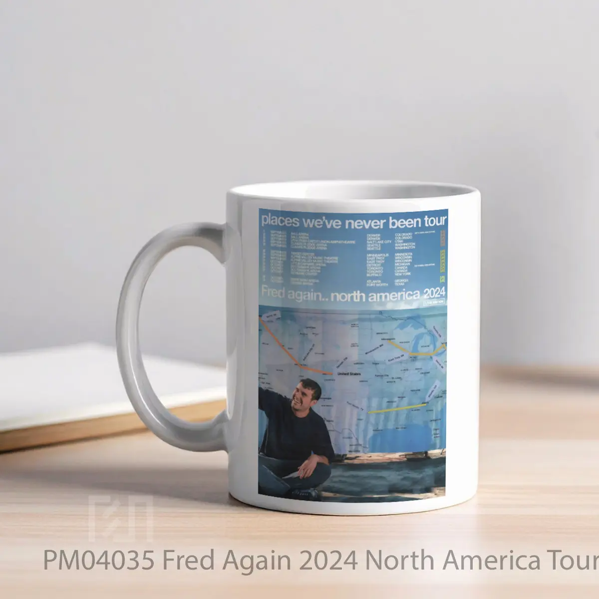 Mug Fred Again 2024 North America Tour MPM04035 - All-side / Desain