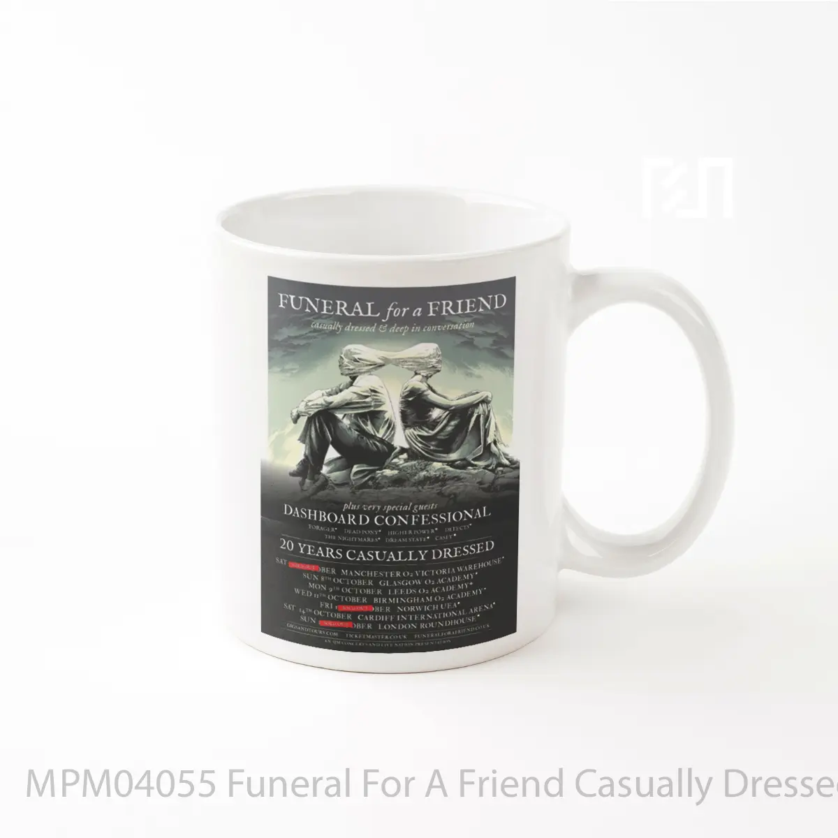 Mug Funeral For A Friend Casually Dressed And Deep In Conversation Tour MPM04055