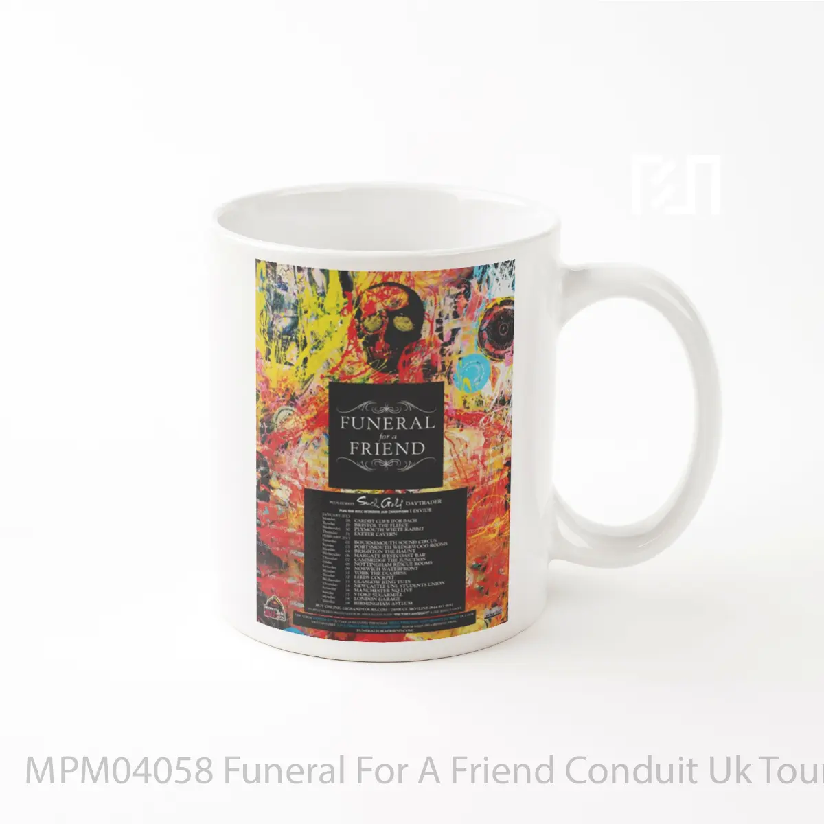 Mug Funeral For A Friend Conduit Uk Tour 2013 MPM04058