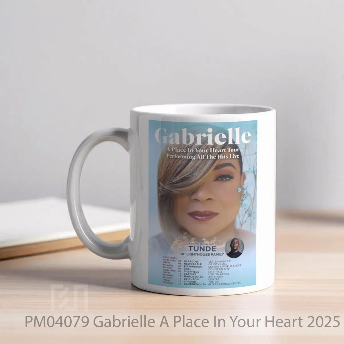 Mug Gabrielle A Place In Your Heart 2025 Uk Tour MPM04079 - All-side / Desain