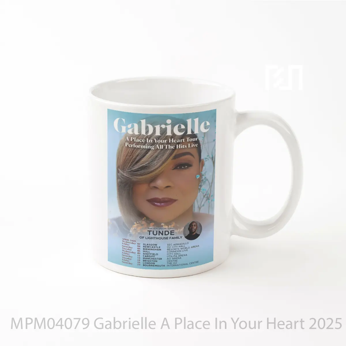 Mug Gabrielle A Place In Your Heart 2025 Uk Tour MPM04079