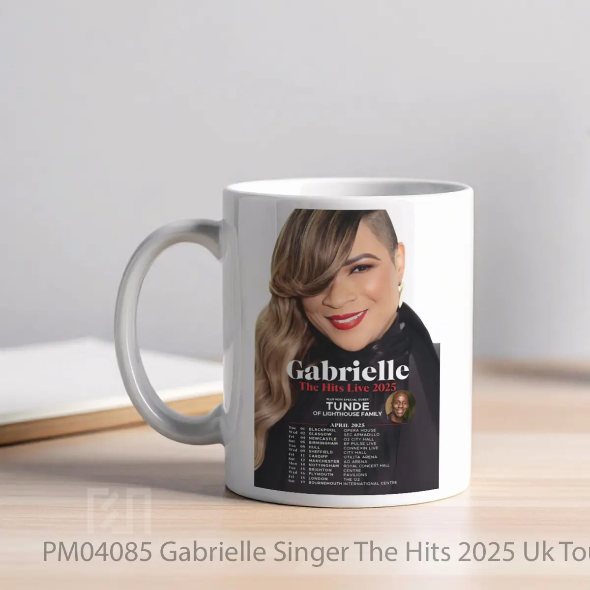 Mug Gabrielle Singer The Hits 2025 Uk Tour MPM04085 - All-side / Desain