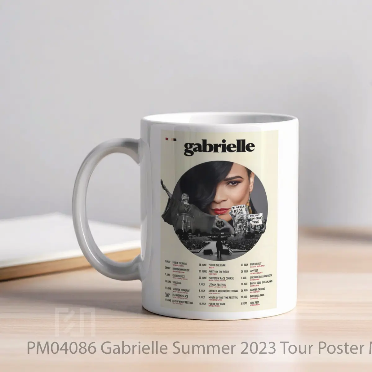 Mug Gabrielle Summer 2023 Tour MPM04086 - All-side / Desain