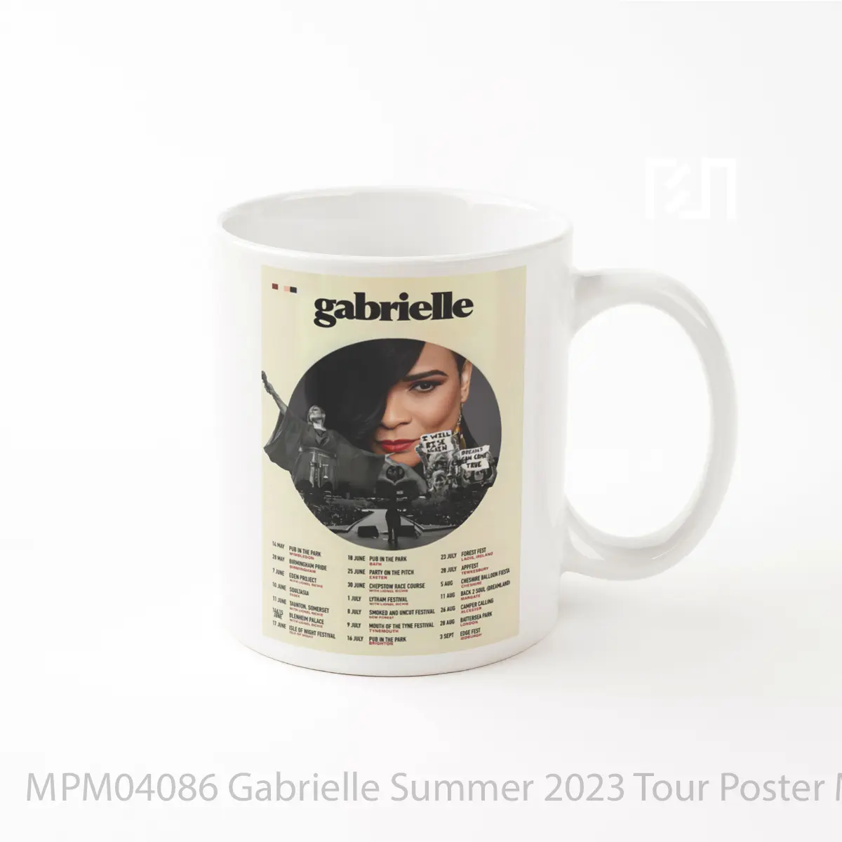 Mug Gabrielle Summer 2023 Tour MPM04086