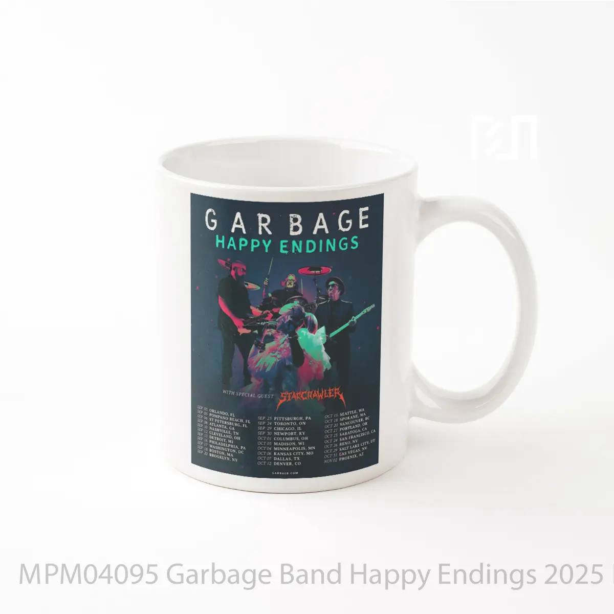 Mug Garbage Band Happy Endings 2025 North America To MPM04095