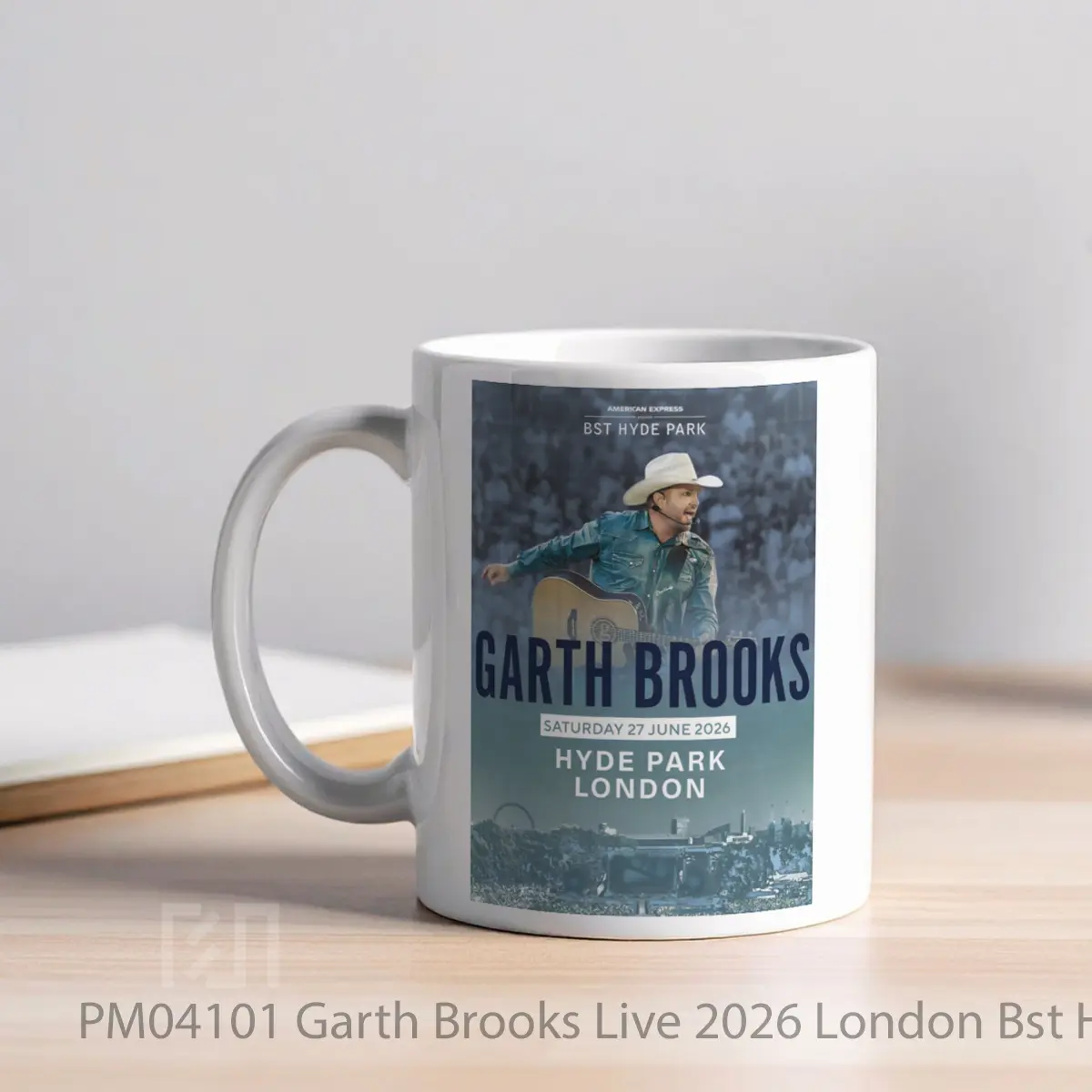 Mug Garth Brooks Live 2026 London Bst Hyde Park MPM04101 - All-side / Desain