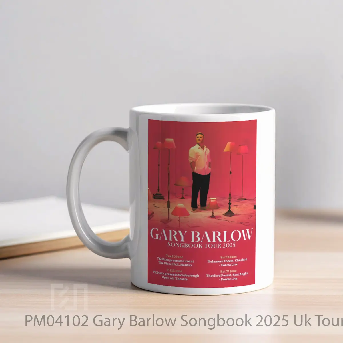 Mug Gary Barlow Songbook 2025 Uk Tour 1 MPM04102 - All-side / Desain