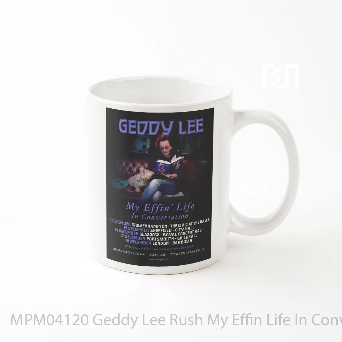 Mug Geddy Lee Rush My Effin Life In Conversation Book Tour 2023 MPM04120