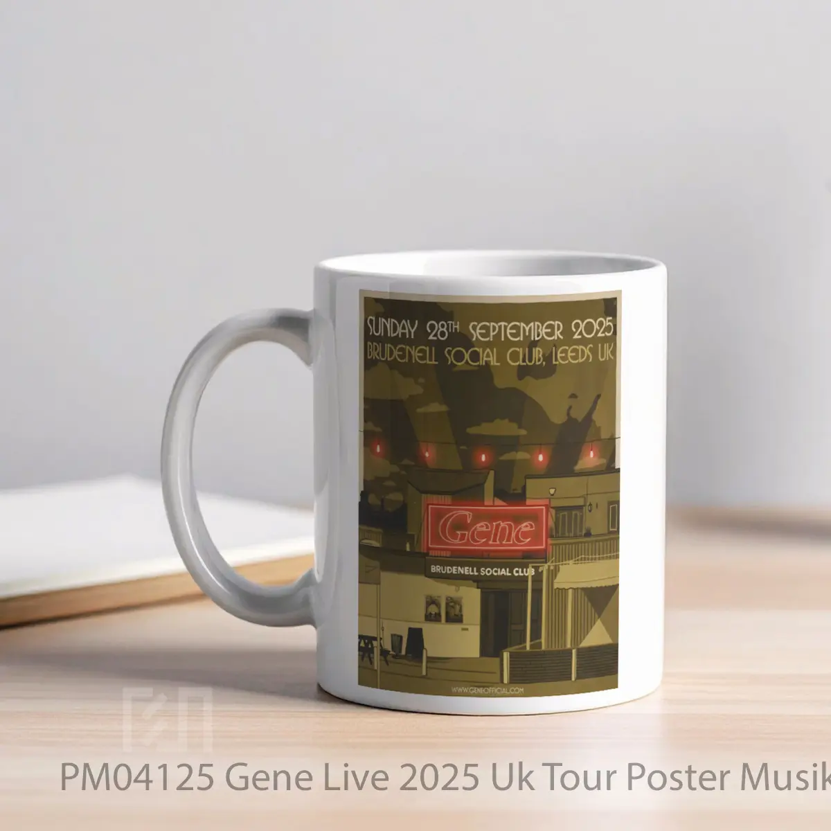 Mug Gene Live 2025 Uk Tour MPM04125 - All-side / Desain