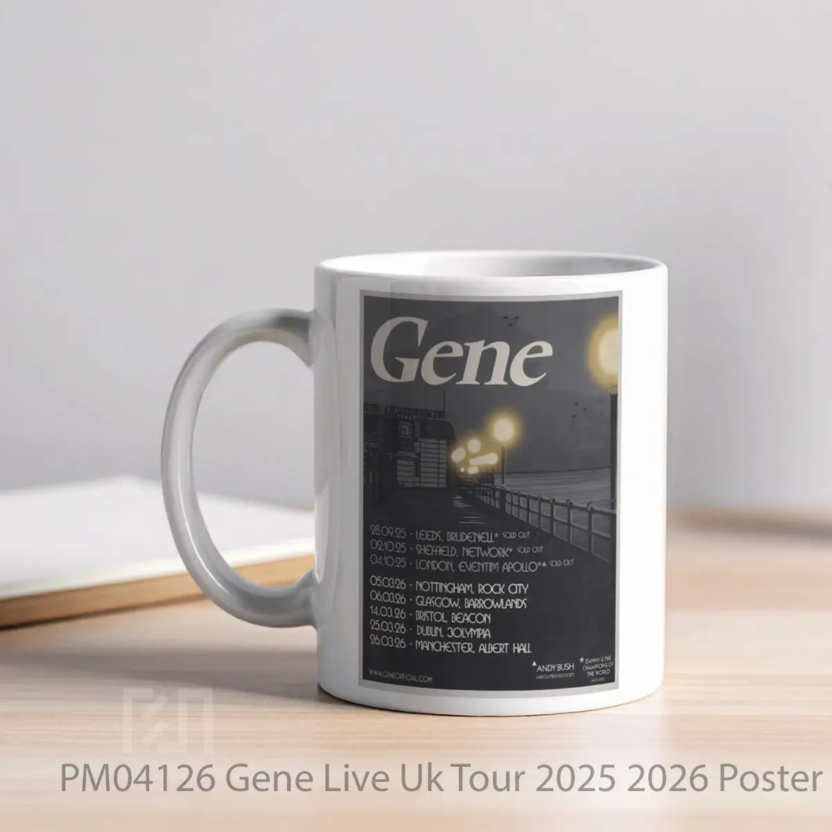 Mug Gene Live Uk Tour 2025 2026 MPM04126 - All-side / Desain