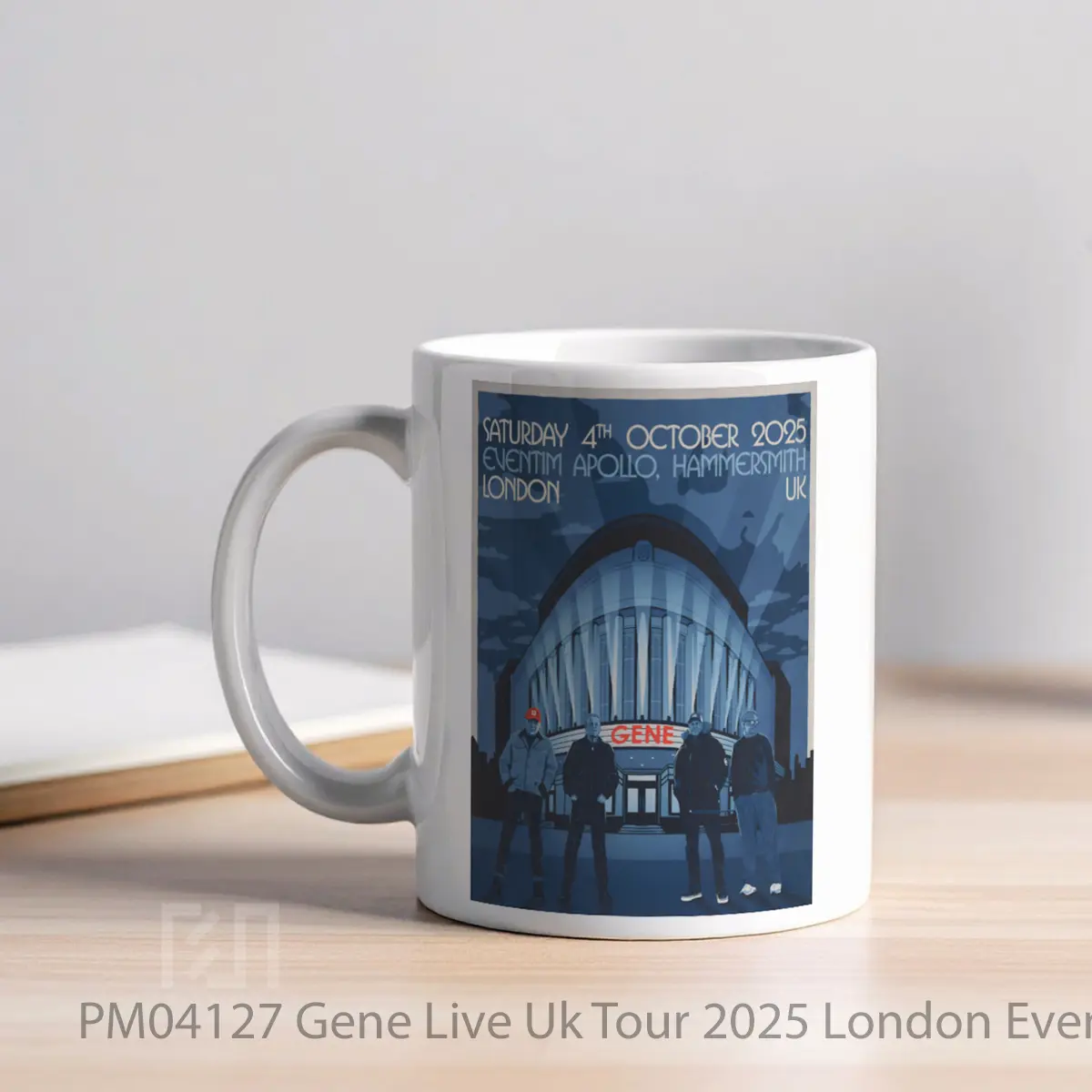 Mug Gene Live Uk Tour 2025 London Eventim Apollo MPM04127 - All-side / Desain
