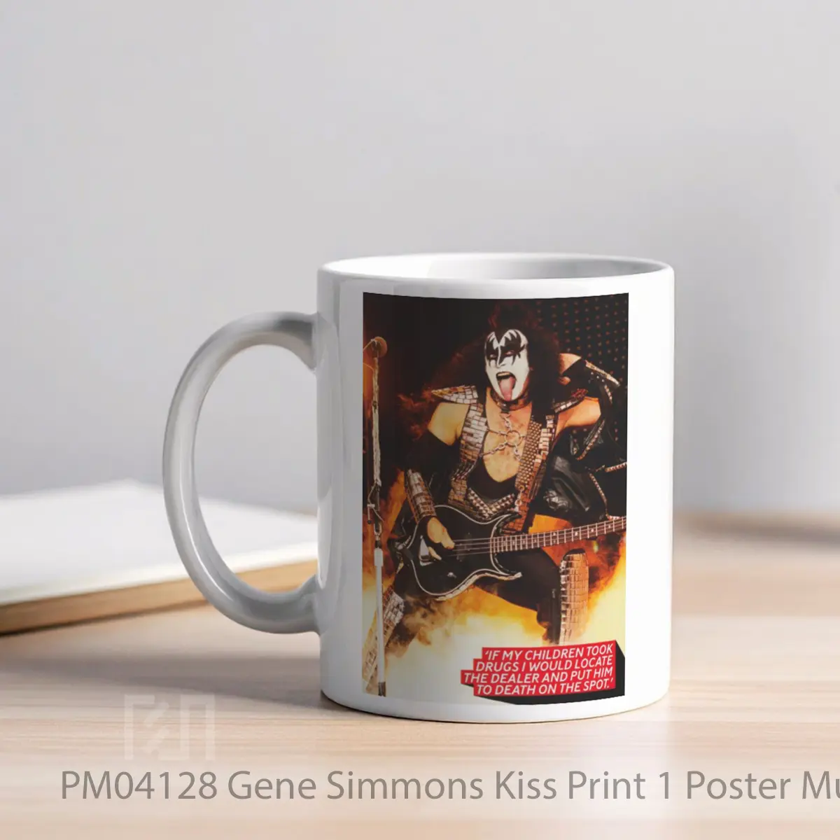Mug Gene Simmons Kiss Print 1 MPM04128 - All-side / Desain