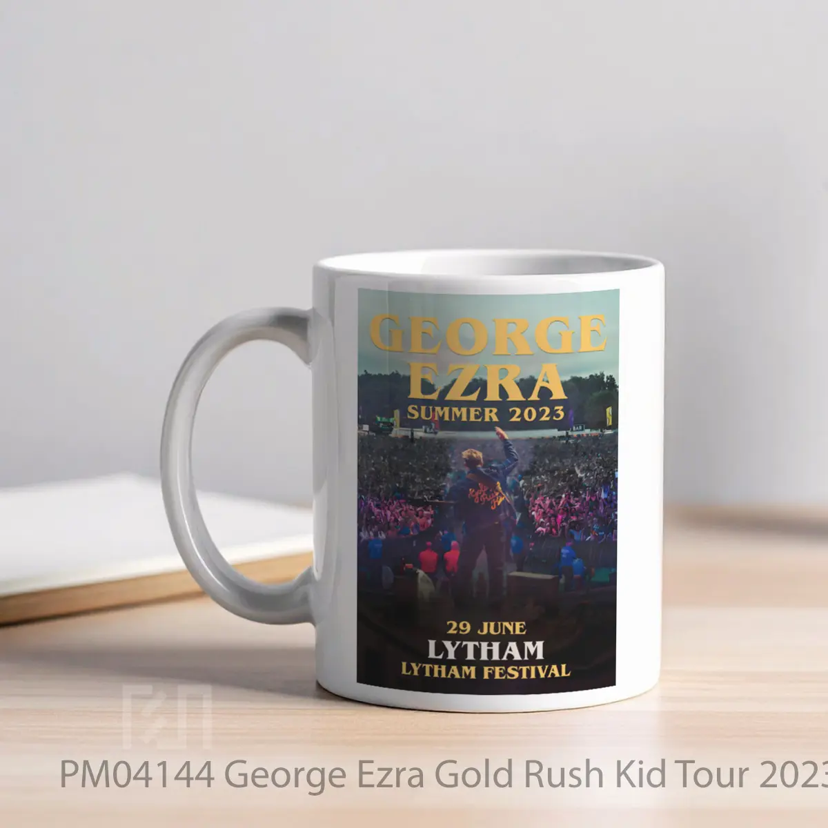 Mug George Ezra Gold Rush Kid Tour 2023 Lytham Festival MPM04144 - All-side / Desain